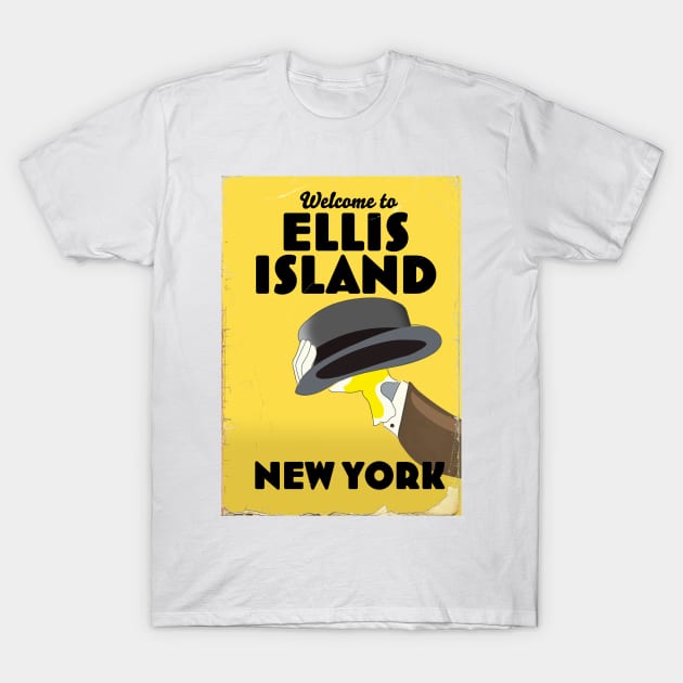 Welcome to Ellis Island New York T-Shirt by nickemporium1